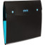 Папка органайзер на кнопке Attache Selection Black&amp;Bluе, А4,500мкм , 6отд