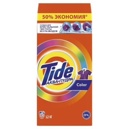 Порошок стиральный Tide Аква Пудра Color автомат 12кг д/цветного белья