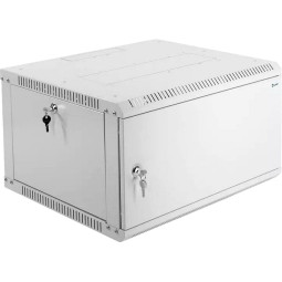 Шкаф настенный телеком. ЦМО разб. 6U (600х650) дверь металл (ШРН-Э-6.650.1)