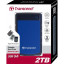 Портативный HDD Transcend StoreJet 25H3 2Tb 2.5, USB 3.0, син, TS2TSJ25H3B