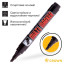 Маркер перманентный Crown Multi Marker, 5.0-1.0 мм, скошенный, чёрный (Цена за 12 шт.)