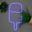 Гирлянда светодиодная Наб для созд неонов фигур 90LED, 0.75м,син 131-003-1