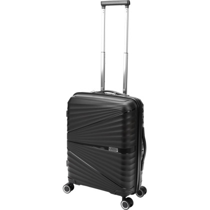 Чемодан TORBER Nevo, черн, полипроп, 40 х 25 х 55 см, 32 л, T2207S-Black