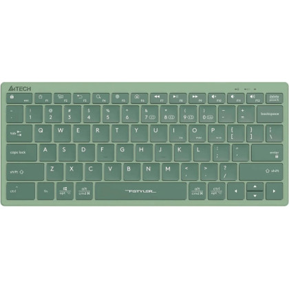 Клавиатура A4Tech Fstyler FBX51C MATCHA GREEN USB/беспр/BT/RadioSlimMultim