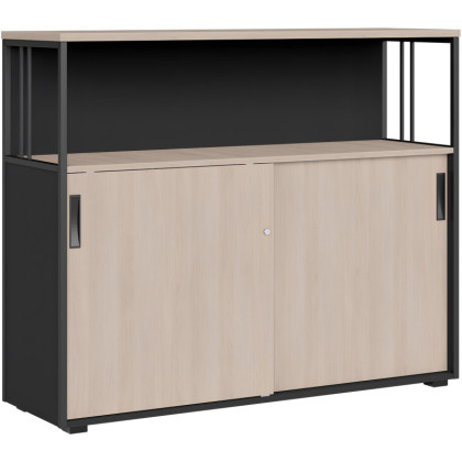 Шкаф купе высокий К-Loft 241Н009 выс.1116 дуб скандин./графит