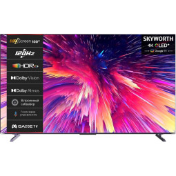 Телевизор Skyworth 100Q78G, QLED, UHD, смарт (Google TV)