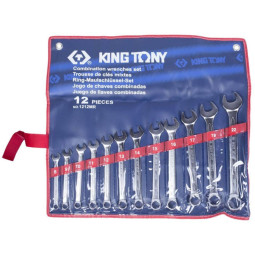 Набор ключей комбинированных, 8-22 мм, 12 предметов KING TONY 1212MR