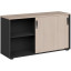 Шкаф купе К-Loft 241H001 выс.752 дуб скандин./графит