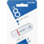 Флеш-память Smartbuy Crown, 8Gb, USB 2.0, бел, SB8GBCRW-W