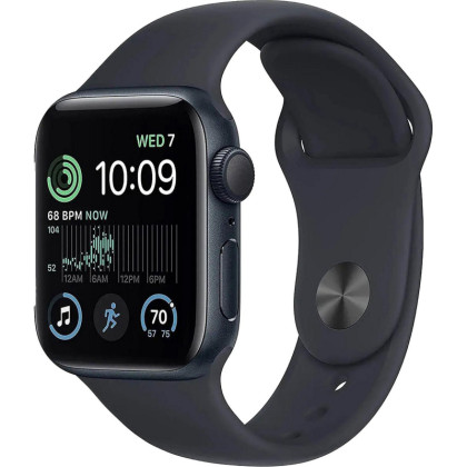 Смарт-часы Apple Watch SE 2024 A2722 40мм OLED корп.тем.ночь(MXE73LL/A)