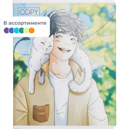 Тетрадь 48л в ассорт. ДРУЖБА С КОТОМ А5+,клетка,мягкий переплёт,ТВИН 66703