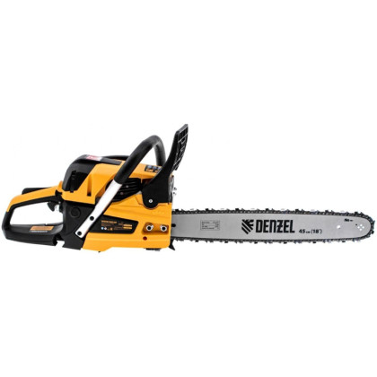 Пила цепная бензиновая DENZEL DS-5218 шина 45 см 52 см3 (95237)