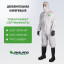 Комбинезон одноразовый защитный с капюшоном SafeGard76 белый р-р L (ES428)