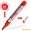 Маркер перманентный 3.0 мм, Crown Multi Marker, красный (Цена за 12 шт.)