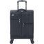 Чемодан TORBER Seyd, черн, нейлон 600D, 36,5 х 19 х 54см, 32л, T2021S-Black