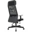 Кресло VB_EChair-651 TPU кожзам черный, сетка черая,металл