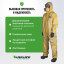 Комбинезон одноразовый защитный с капюшон ChemMAX 1 желтый р-р М (CT1S428)