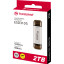 Портативный SSD Transcend 2Tb, USB 10Gbps, Type-C/Type-A, Серебряный