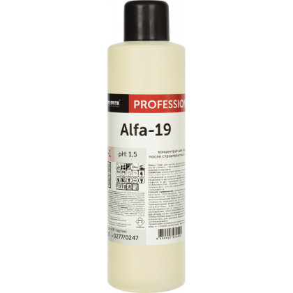Профхим послестрой кисл д/удал цемента,затирок,ржавч Pro-Brite/ALFA-19, 1л