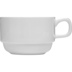 Чашка чайная &#039;Кунстверк&#039;;фарфор;200мл;D=85,H=50,L=110мм;белый 6шт/уп