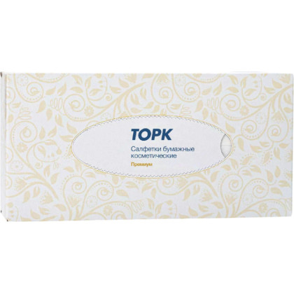 Салфетки косметические Торк/Tellus F1 д/лица 2сл. 100шт/уп 120380