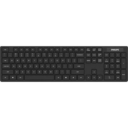 Клавиатура Philips (SPK6103B/60) беспров. 2,4 GHz 104кл, черный
