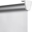 Рулонная штора Комус Мебель blackout silver 537837 V1, 120х160, белый