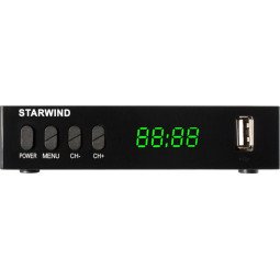 Приставка для цифрового ТВ Starwind CT-220 черный