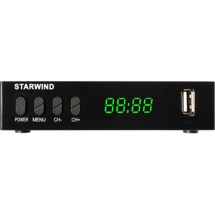 Приставка для цифрового ТВ Starwind CT-220 черный
