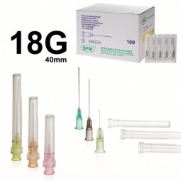 Игла инъекционная 18G (1,2х40 мм) SFM 100шт/уп.