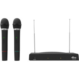 Радиосистема Ritmix RWM-220, 2-х канальн, VHF-диапазон, ручн мкф