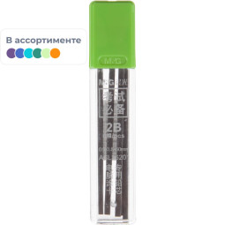 Стержень микрографический M&amp;G 2B 0,9x1,8 мм 6 шт/уп ASL362011109L7C