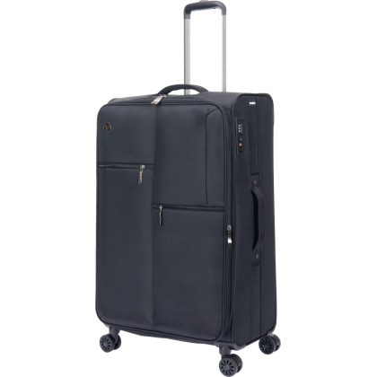 Чемодан TORBER Seyd, черн, нейлон 600D, 48 х 26.5 х 78см, 85л, T2021L-Black