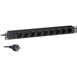 Блок розеток ExeGate ServerPro PDU-19H903 Al-9S-EU2CU (EX280849RUS)