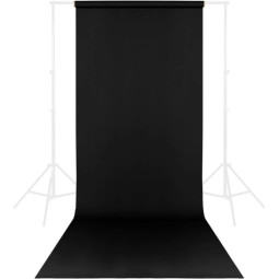 Фон бумажный Raylab 009 Black Черный 2.72x11 м