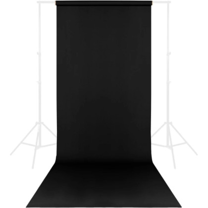 Фон бумажный Raylab 009 Black Черный 2.72x11 м
