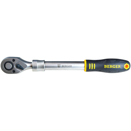 Трещотка телескопическая 1/2 305 - 445 мм BERGER BG2282