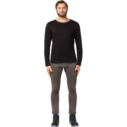 Футболка (160 г.) с длинным рукавом чрн.(M)