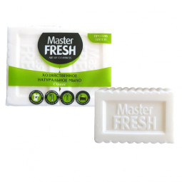 Мыло хозяйственное натуральное Master FRESH белое 125гр 2шт/уп
