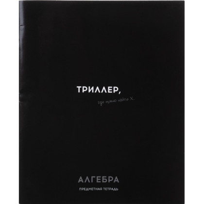 Тетрадь КЛЕТКА 48л. АЛГЕБРА &#039;ОСТРОУМИЕ И ОТВАГА&#039;, 48-2398