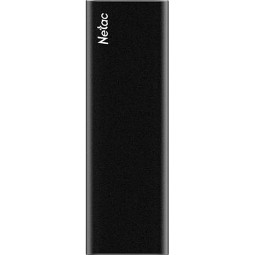 Портативный SSD Netac 250Gb/USB-C/EXT/Black (NT01ZSLIM-250G-32BK)