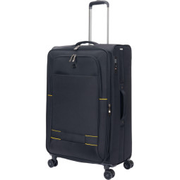 Чемодан TORBER Brosno, черн, нейлон 600D, 48 х 30 х 78см, 85л, T1901L-Black