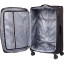 Чемодан TORBER Brosno, черн, нейлон 600D, 48 х 30 х 78см, 85л, T1901L-Black