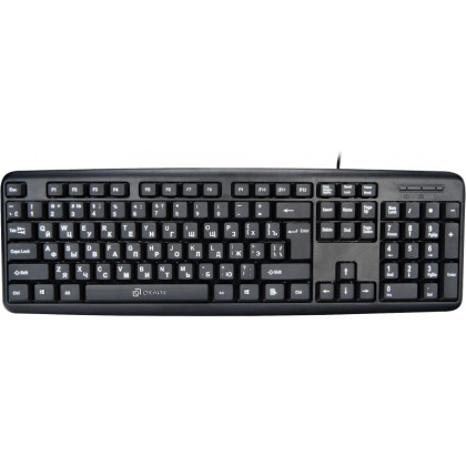 Клавиатура Oklick 180V2 черный USB