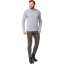 Футболка (160 г.) с длинным рукавом сер.(XXXL)