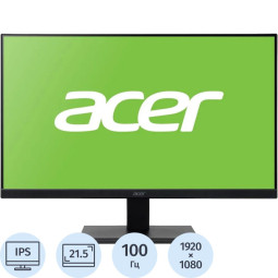 Монитор Acer (UM.WV7CD.002)21,5/FHD/IPS/100Hz/250cd/1ms/HDMI/VGA