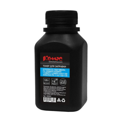 Тонер Комус черн. для Kyocera TK-1110/1120/1130(120 г)