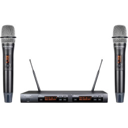 Радиосистема Pasgao PAW-920/2x PAH-801, 2-х канальная, 2 ручн мкф