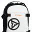 Рюкзак на одно плечо TORBER Xtreme, белый/черн, 20 х 8 х 31см, 5л, TS1042WH