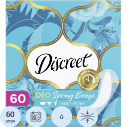 Прокладки женские DISCREET Multiform Весенний Бриз ежедн. 60 шт/уп
